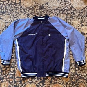 Blue and baby blue FUBU athletic XCII jacket size L